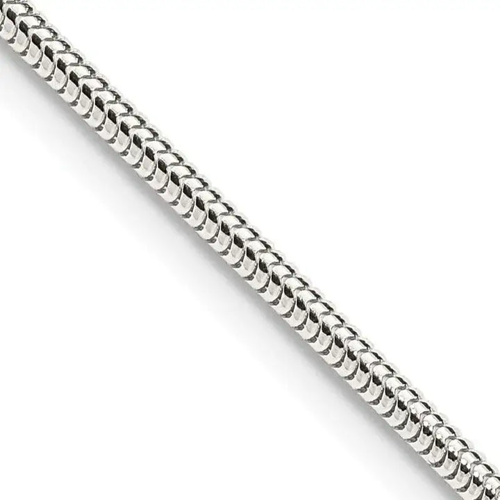 Sterling Silver 2mm Round Snake Chain Necklace - Larson Jewelers