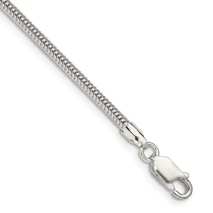 Sterling Silver 2.5mm Round Snake Chain Bracelet - Larson Jewelers