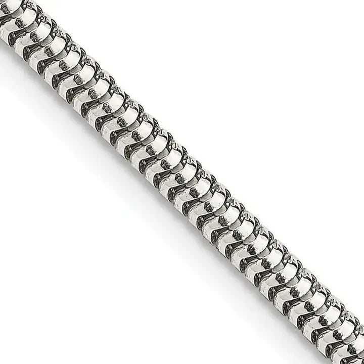 Sterling Silver 3mm Round Snake Chain Necklace - Larson Jewelers