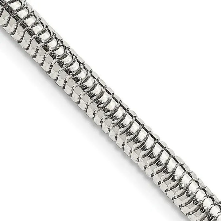 Sterling Silver 4mm Round Snake Chain Necklace - Larson Jewelers