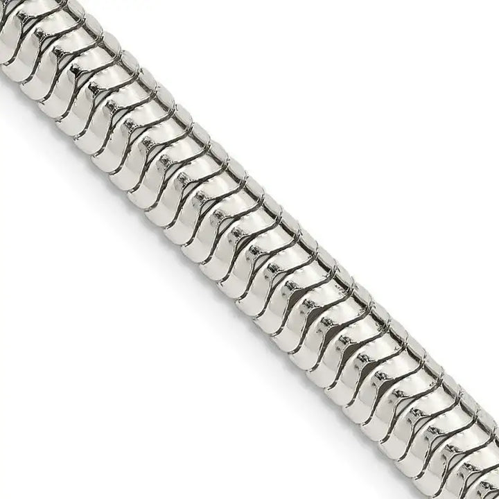 Sterling Silver 6mm Round Snake Chain Necklace - Larson Jewelers