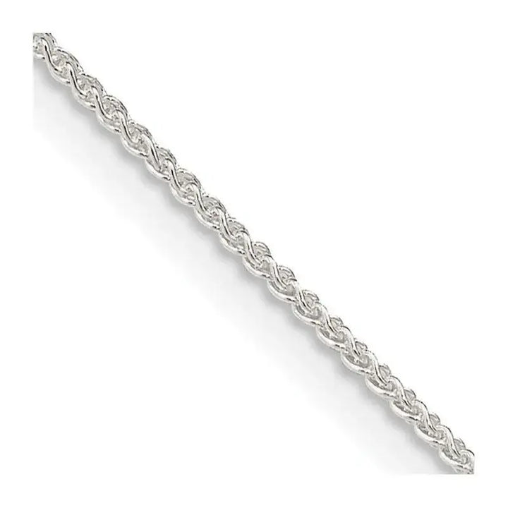 Sterling Silver 1mm Round Spiga Chain Necklace w/4in ext. - Larson Jewelers