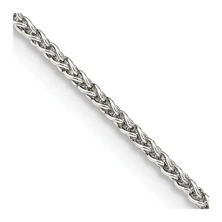 Sterling Silver 1.5mm Round Spiga Chain Necklace - Larson Jewelers