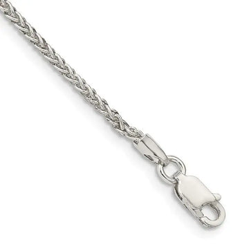 Sterling Silver 1.75mm Round Spiga Chain Bracelet - Larson Jewelers