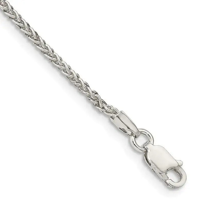 Sterling Silver 1.75mm Round Spiga Chain Bracelet - Larson Jewelers