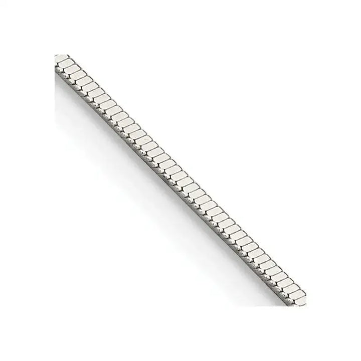 Sterling Silver .8mm Square Snake Chain Necklace - Larson Jewelers