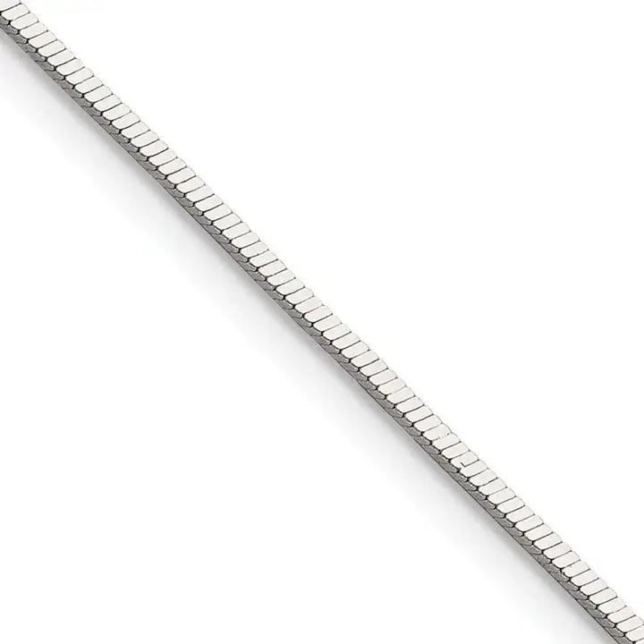 Sterling Silver Polished 1mm Square Snake Chain Necklace - Larson Jewelers