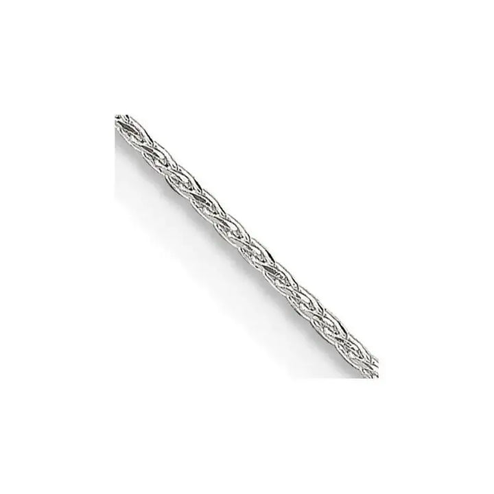 Sterling Silver .85mm Diamond-cut Round Spiga Chain Necklace w/2in ext. - Larson Jewelers