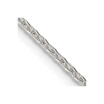 Sterling Silver 1.7mm Diamond-cut Round Spiga Chain Necklace - Larson Jewelers