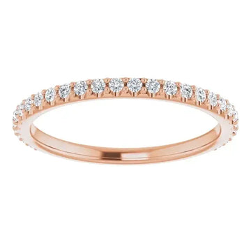 14K Rose Gold Accented Matching Band - Larson Jewelers