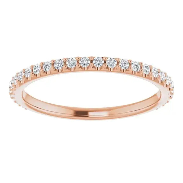 14K Rose Gold Accented Matching Band - Larson Jewelers