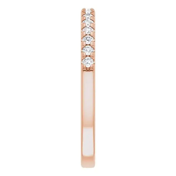 14K Rose Gold Accented Matching Band - Larson Jewelers