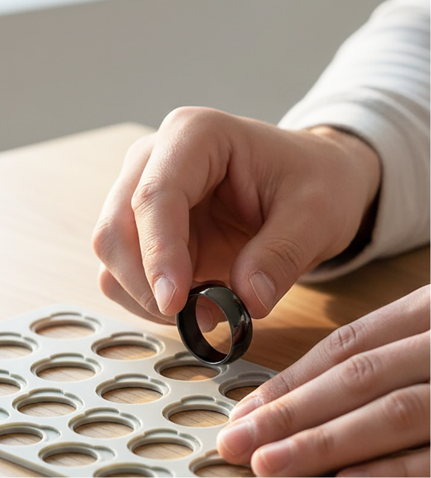 <p>Ring Size Guide</p>