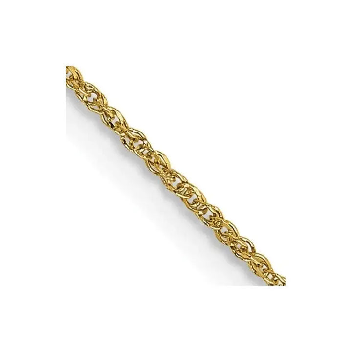 14K Ropa .7mm with Spring Ring Clasp Chain Necklace - Larson Jewelers