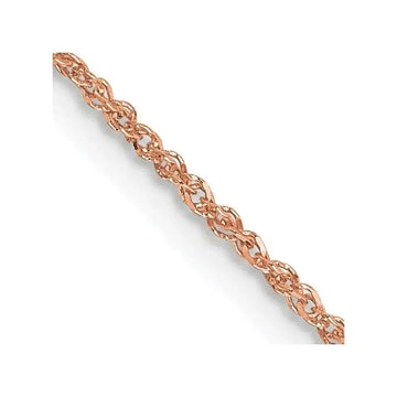 14K Rose Gold 1.10mm Ropa with Spring Ring Clasp Chain Necklace - Larson Jewelers