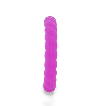 AMETHYST Stackable Twist Silicone Ring for Women Purple Comfort Fit Hypoallergenic by Thorsten - 2mm - Larson Jewelers