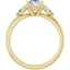 BUTTERCUP 14K Yellow Gold Oval Lab Grown Diamond Engagement Ring