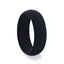 GROOVY Dual Groove Silicone Ring for Men and Women Black Comfort Fit Hypoallergenic Thorsten - 8mm - Larson Jewelers