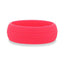 ROSE Dual Groove Silicone Ring for Men and Women Pink Comfort Fit Hypoallergenic Thorsten - 8mm - Larson Jewelers