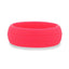 ROSE Dual Groove Silicone Ring for Men and Women Pink Comfort Fit Hypoallergenic Thorsten - 8mm - Larson Jewelers