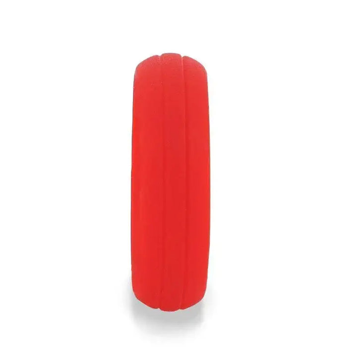 CHERRY Dual Groove Silicone Ring for Men and Women Red Comfort Fit Hypoallergenic Thorsten - 8mm - Larson Jewelers