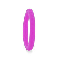 CARMEN Stackable Faceted Silicone Ring for Women Purple Comfort Fit Hypoallergenic Thorsten - 2mm - Larson Jewelers