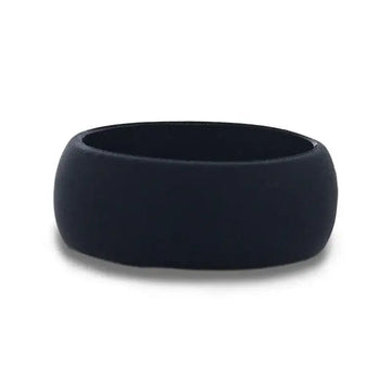 SEAL Silicone Ring for Men and Women Black Comfort Fit Hypoallergenic Thorsten - 8mm - Larson Jewelers