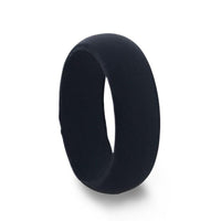 SEAL Silicone Ring for Men and Women Black Comfort Fit Hypoallergenic Thorsten - 8mm - Larson Jewelers