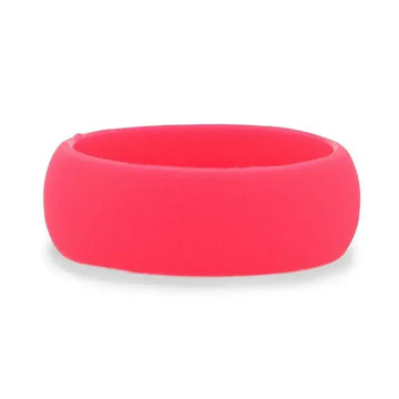 CAMILA Silicone Ring for Men and Women Pink Comfort Fit Hypoallergenic Thorsten - 8mm - Larson Jewelers