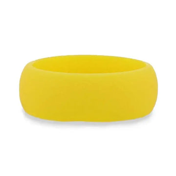 LEMONADE Silicone Ring for Men and Women Yellow Comfort Fit Hypoallergenic Thorsten - 8mm - Larson Jewelers