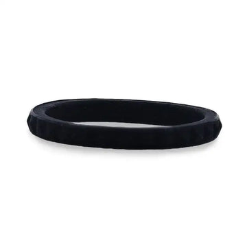 SHADOWPLAY Stackable Faceted Silicone Ring for Women Black Comfort Fit Hypoallergenic Thorsten - 2mm - Larson Jewelers