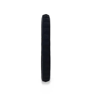 SHADOWPLAY Stackable Faceted Silicone Ring for Women Black Comfort Fit Hypoallergenic Thorsten - 2mm - Larson Jewelers