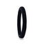 SHADOWPLAY Stackable Faceted Silicone Ring for Women Black Comfort Fit Hypoallergenic Thorsten - 2mm - Larson Jewelers