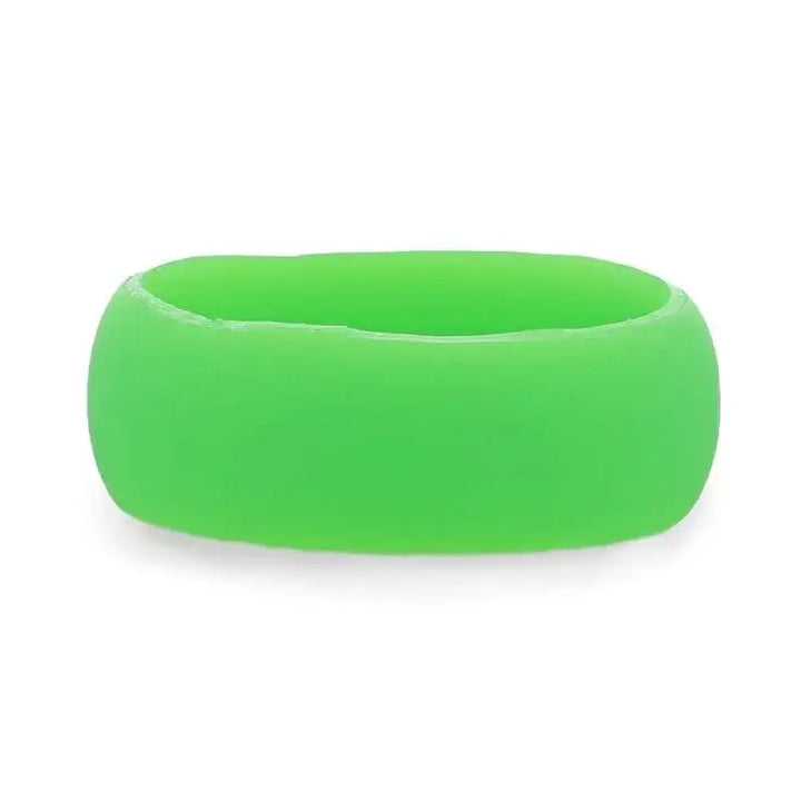 KIWI Silicone Ring for Men and Women Green Comfort Fit Hypoallergenic Thorsten - 8mm - Larson Jewelers