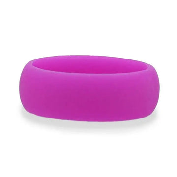 MAYRA Silicone Ring for Men and Women Purple Comfort Fit Hypoallergenic Thorsten - 8mm - Larson Jewelers