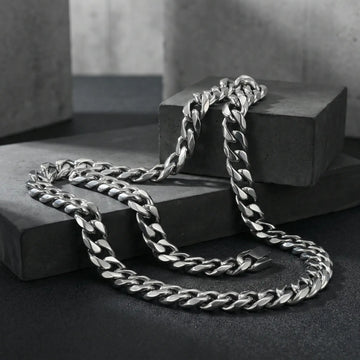 Stainless Steel 14mm Cuban Link Chain, 22 Inch - Larson Jewelers