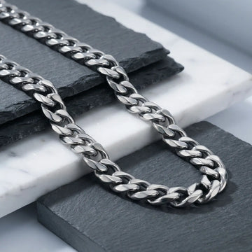 Stainless Steel 14mm Cuban Link Chain, 22 Inch - Larson Jewelers