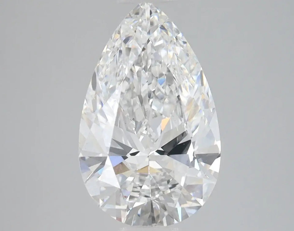 2.95 Carat Certified Pear Loose Stone Lab Grown Diamond No. 1238563 - Larson Jewelers
