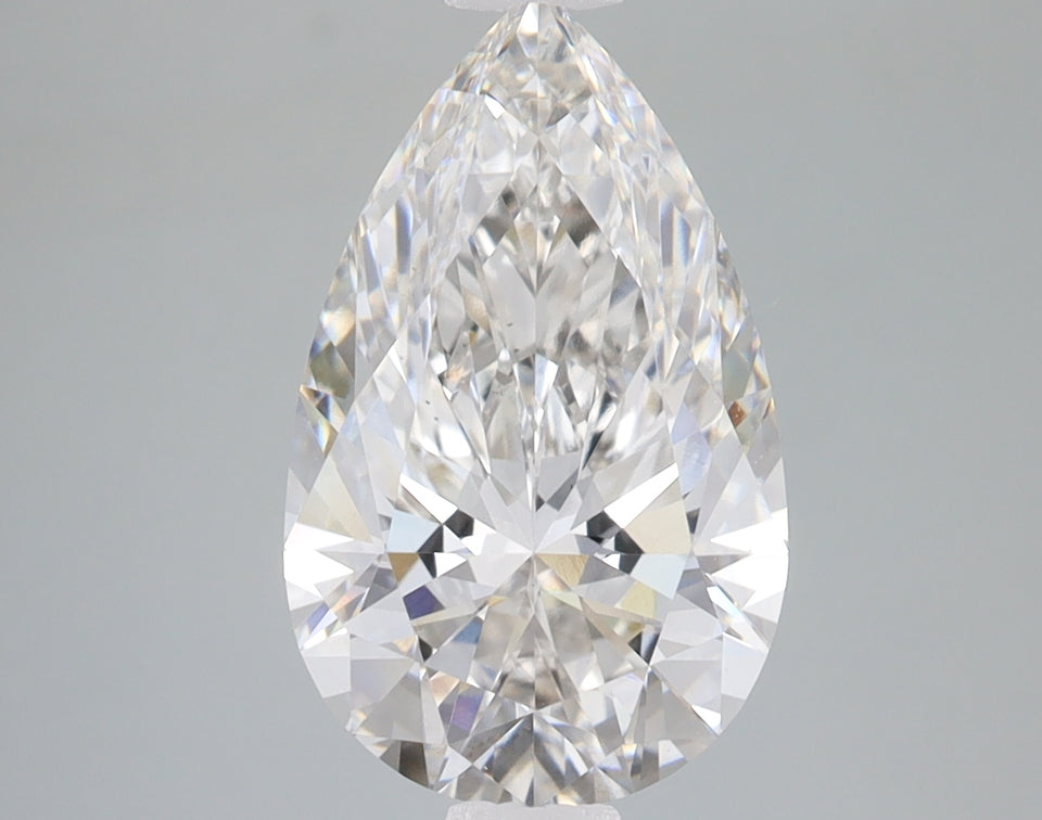 3.09 Carat Certified Pear Loose Stone Lab Grown Diamond No. 1126142