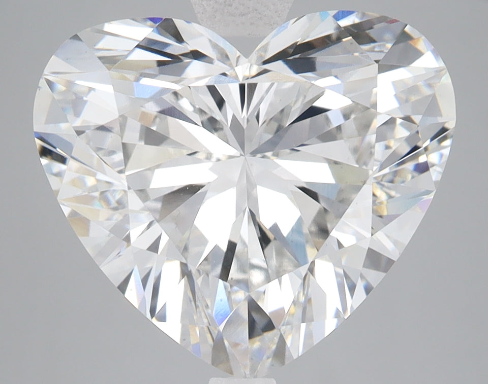 7.07 Carat Certified Heart Loose Stone Lab Grown Diamond No. 2030372