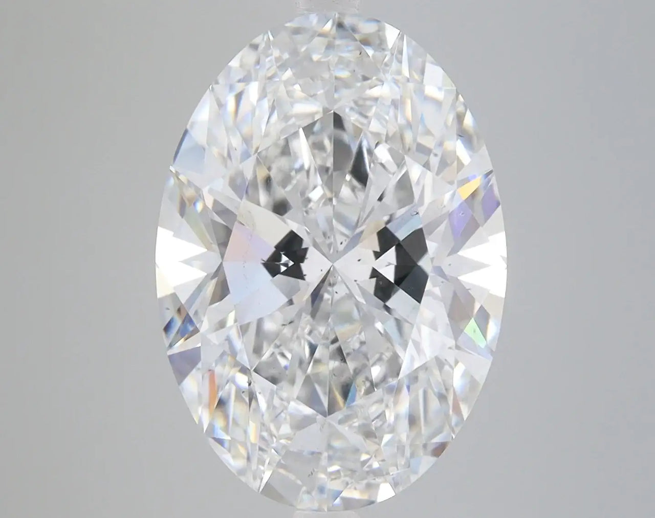 6.42 Carat Certified Oval Loose Stone Lab Grown Diamond No. 1030279 - Larson Jewelers
