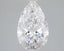 1.92 Carat Certified Pear Loose Stone Lab Grown Diamond No. 1098685