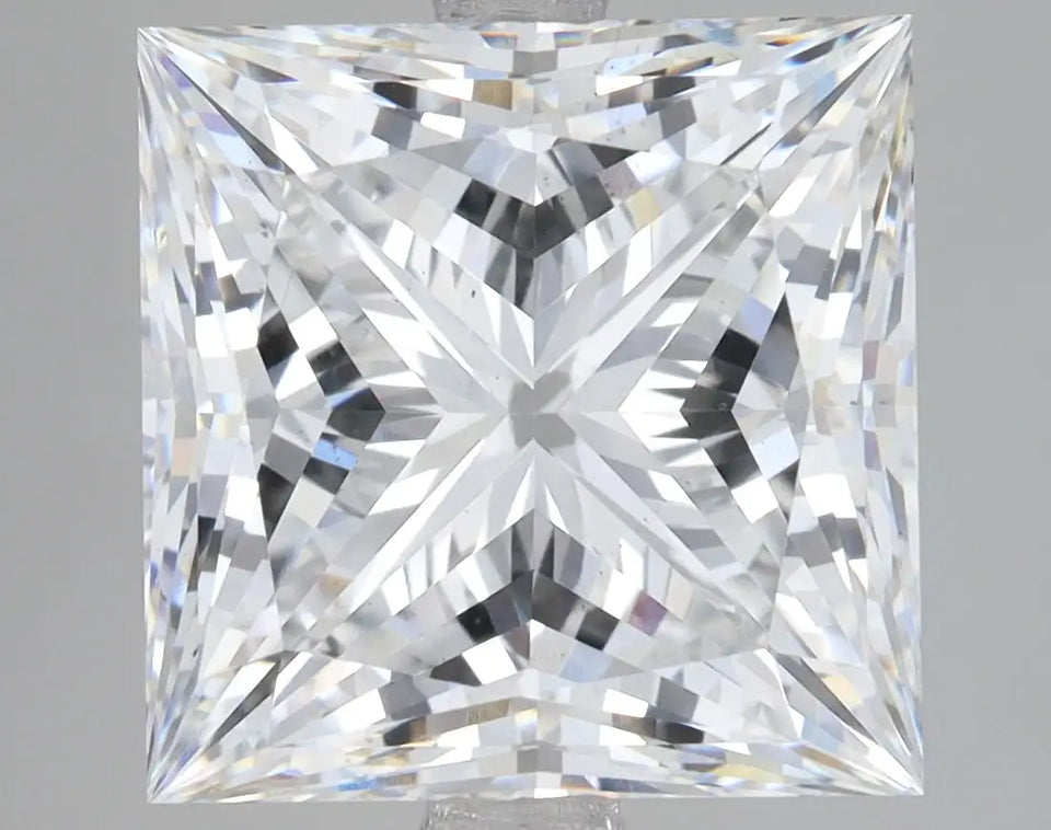 6.08 Carat Certified Princess Loose Stone Lab Grown Diamond No. 1274131 - Larson Jewelers