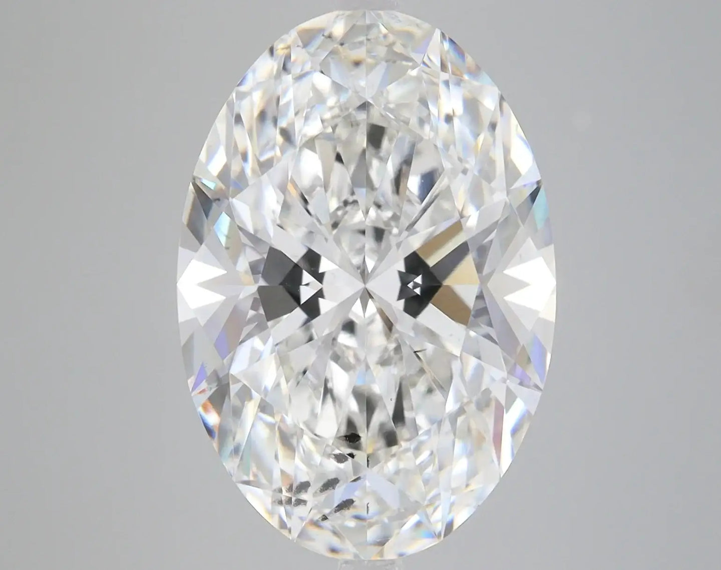 7.36 Carat Certified Oval Loose Stone Lab Grown Diamond No. 1030560 - Larson Jewelers