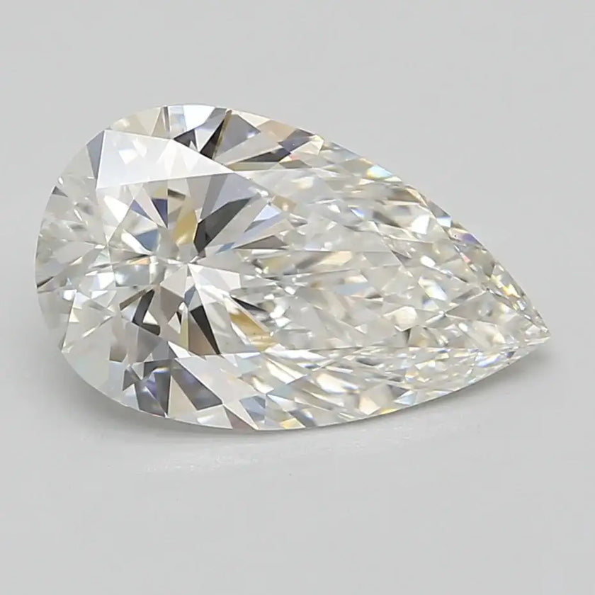 4.2 Carat Certified Pear Loose Stone Lab Grown Diamond No. 1182046 - Larson Jewelers
