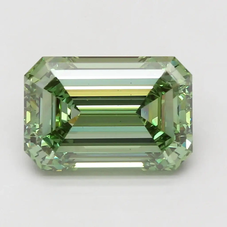 7.09 Carat Certified Emerald Loose Stone Lab Grown Diamond No. 1304130 - Larson Jewelers