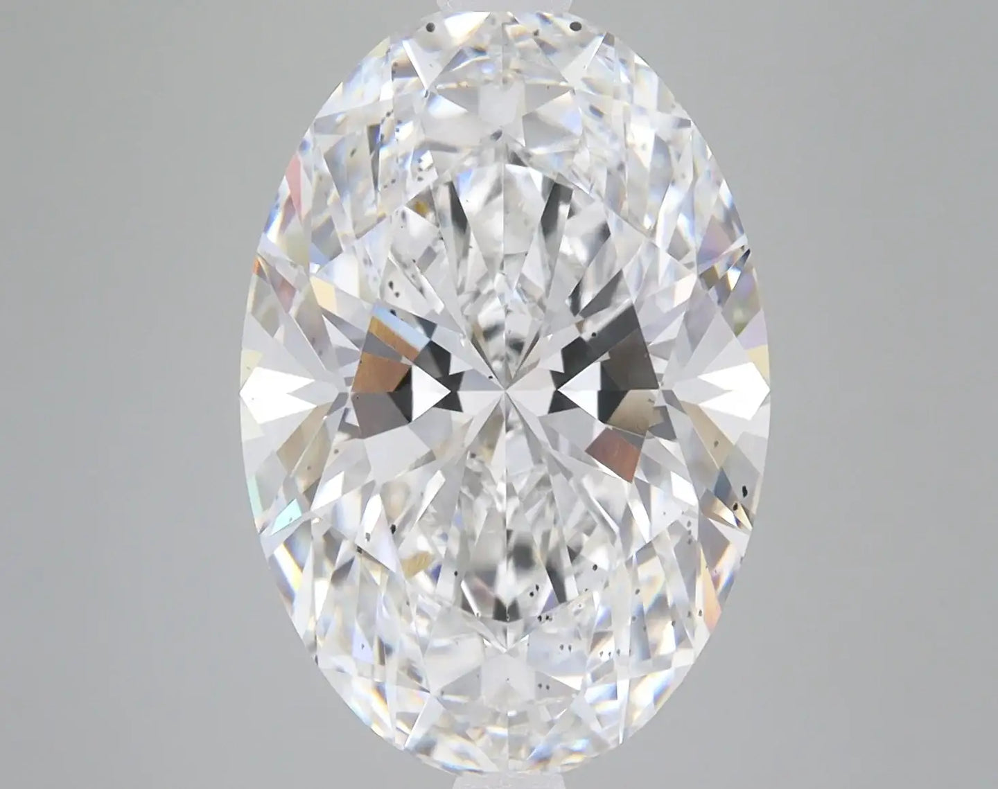 7.04 Carat Certified Oval Loose Stone Lab Grown Diamond No. 1049774 - Larson Jewelers