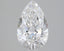 1.62 Carat Certified Pear Loose Stone Lab Grown Diamond No. 1029773