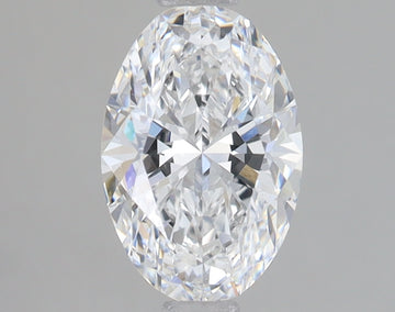 1.36 Carat Certified Oval Loose Stone Lab Grown Diamond No. 1282221