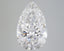 5.41 Carat Certified Pear Loose Stone Lab Grown Diamond No. 1037128
